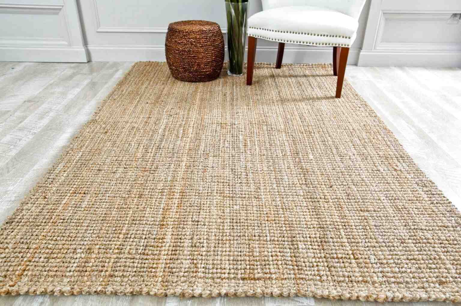 jute rug for kitchen table