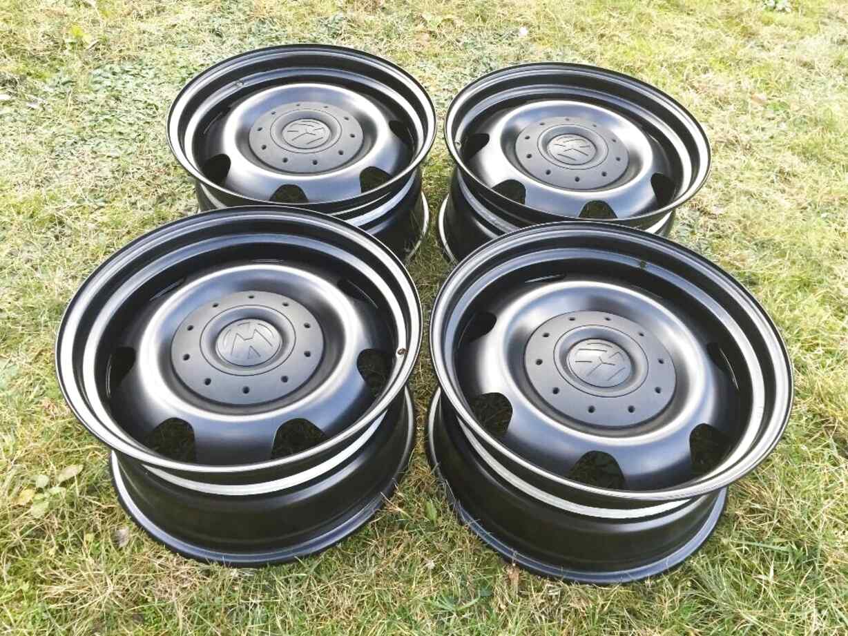 vw t5 steel wheel centre caps