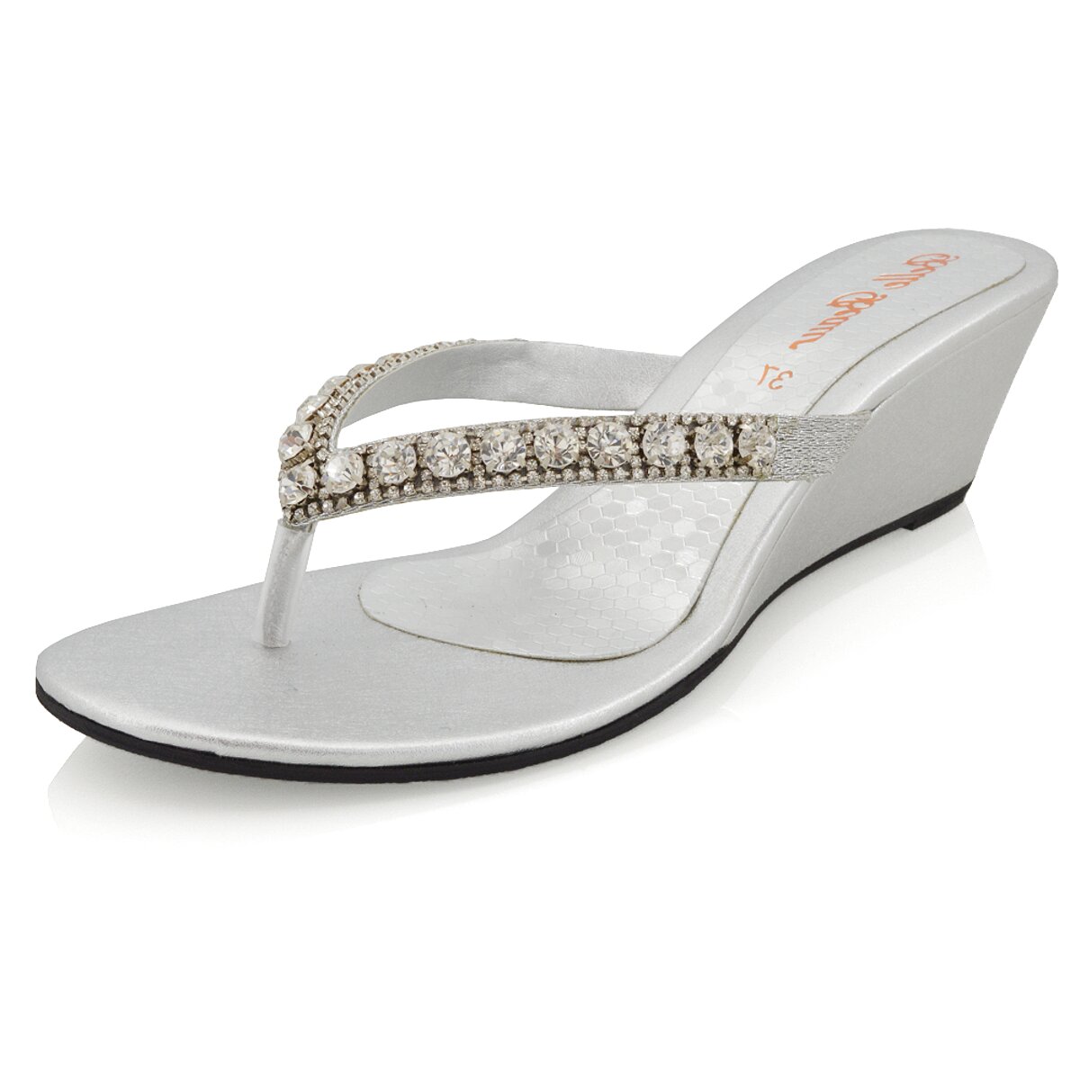 diamante wedge sandals uk