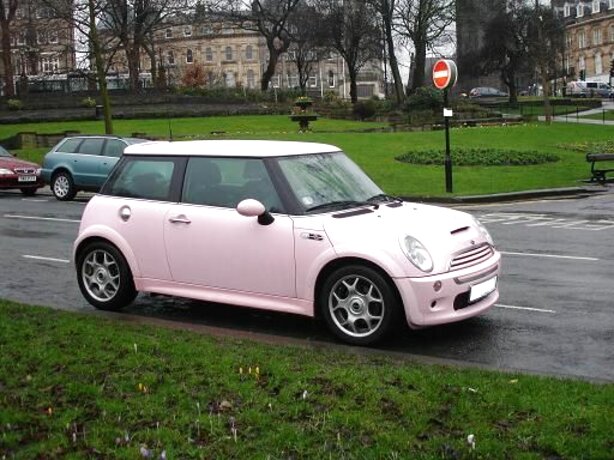 pink mini cooper power wheels