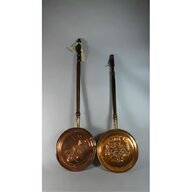 antique copper warming pan for sale