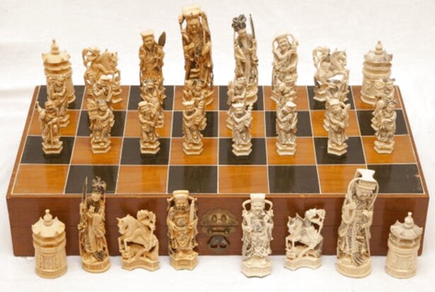 Ivory Chess Set for sale in UK | 61 used Ivory Chess Sets