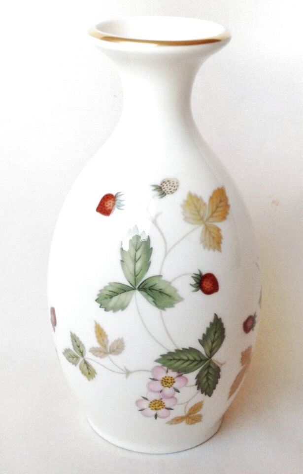 Wedgwood Wild Strawberry Vase For Sale In Uk