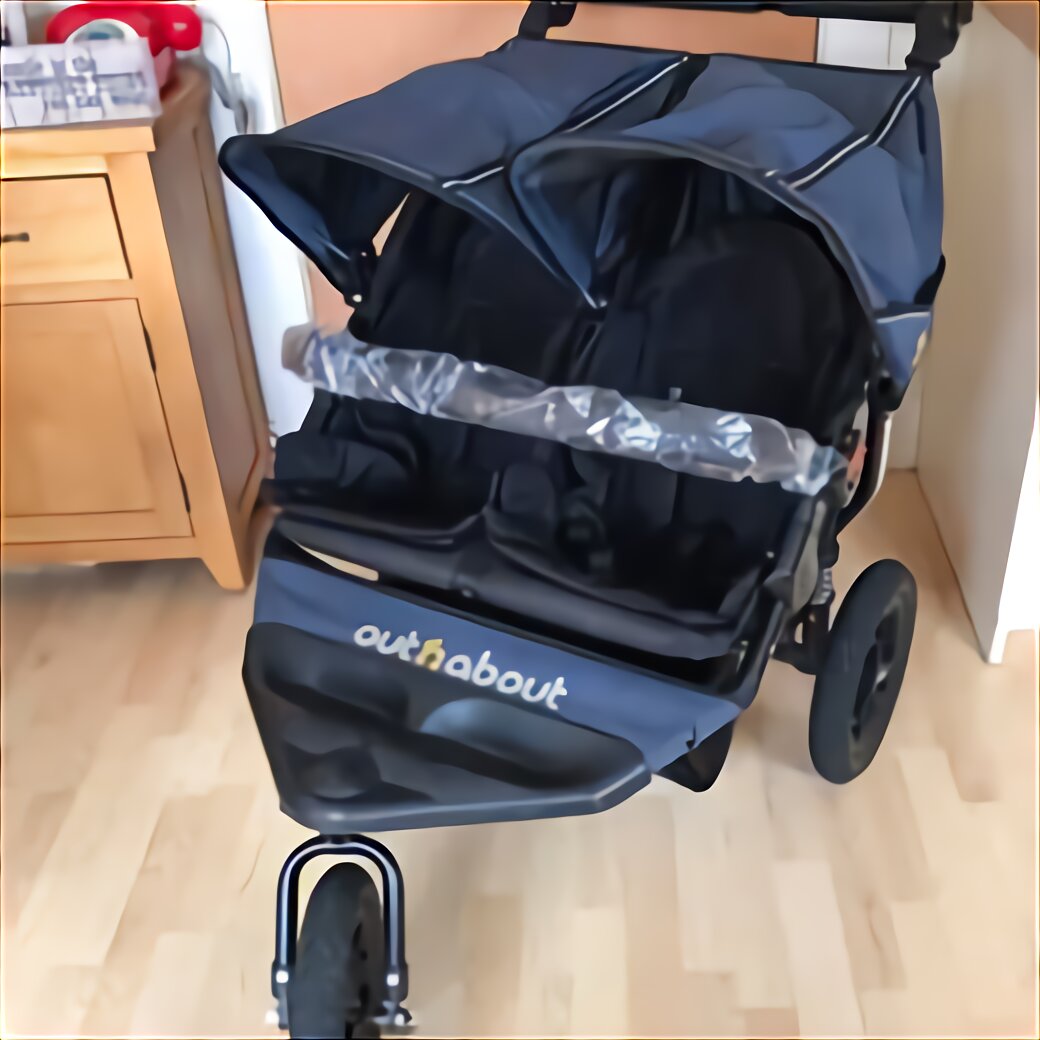 second hand out and about double buggy