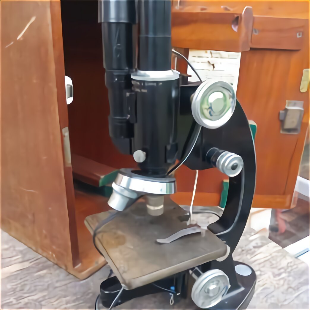 Vintage Microscope For Sale In Uk 55 Used Vintage Microscopes