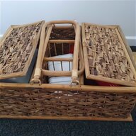 wicker storage boxes with lids large for sale for sale
