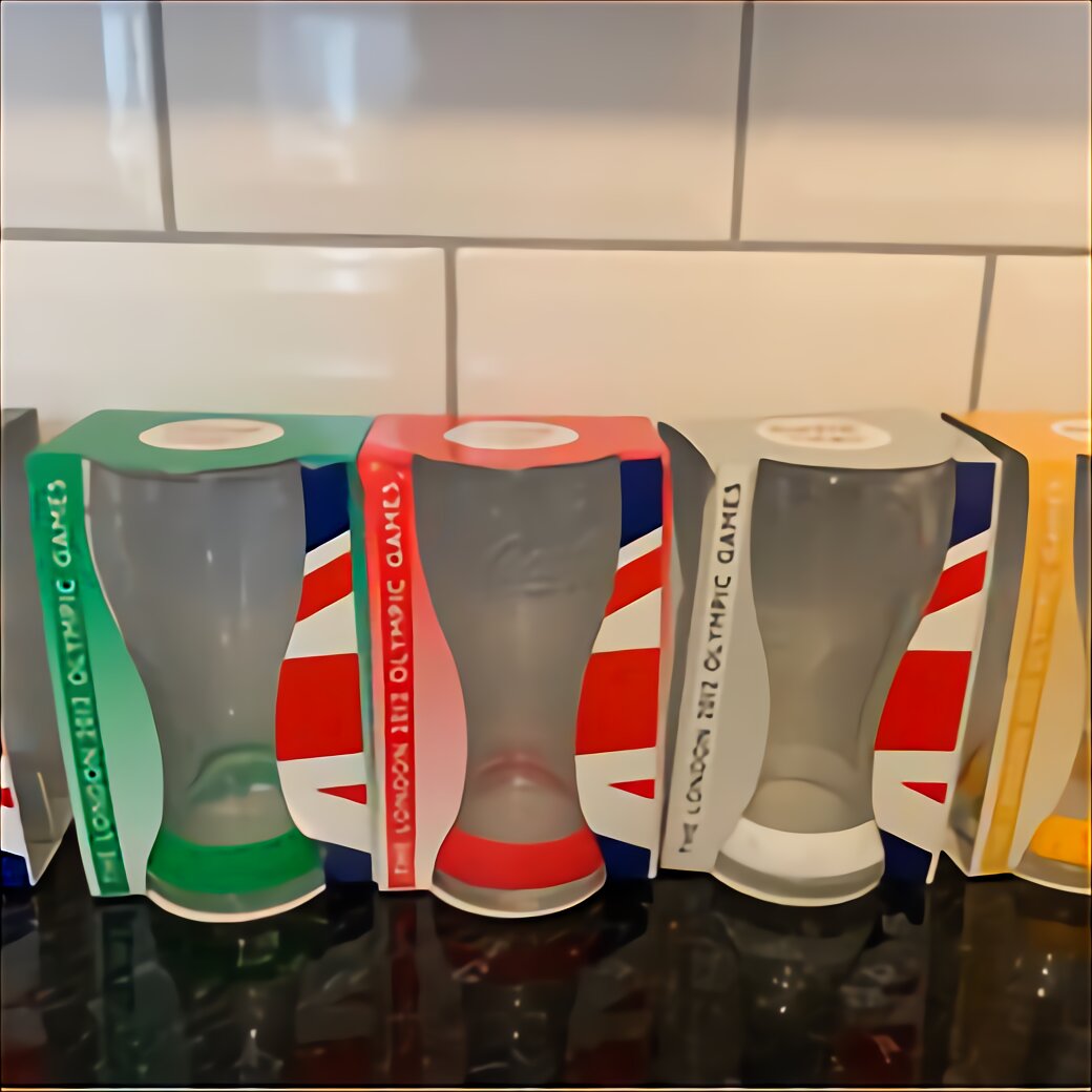 Mcdonalds Olympic Coke Glasses for sale in UK 49 used Mcdonalds