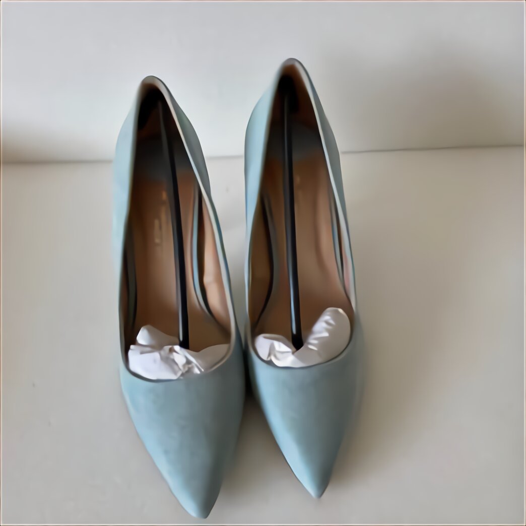 duck egg blue shoes and handbag