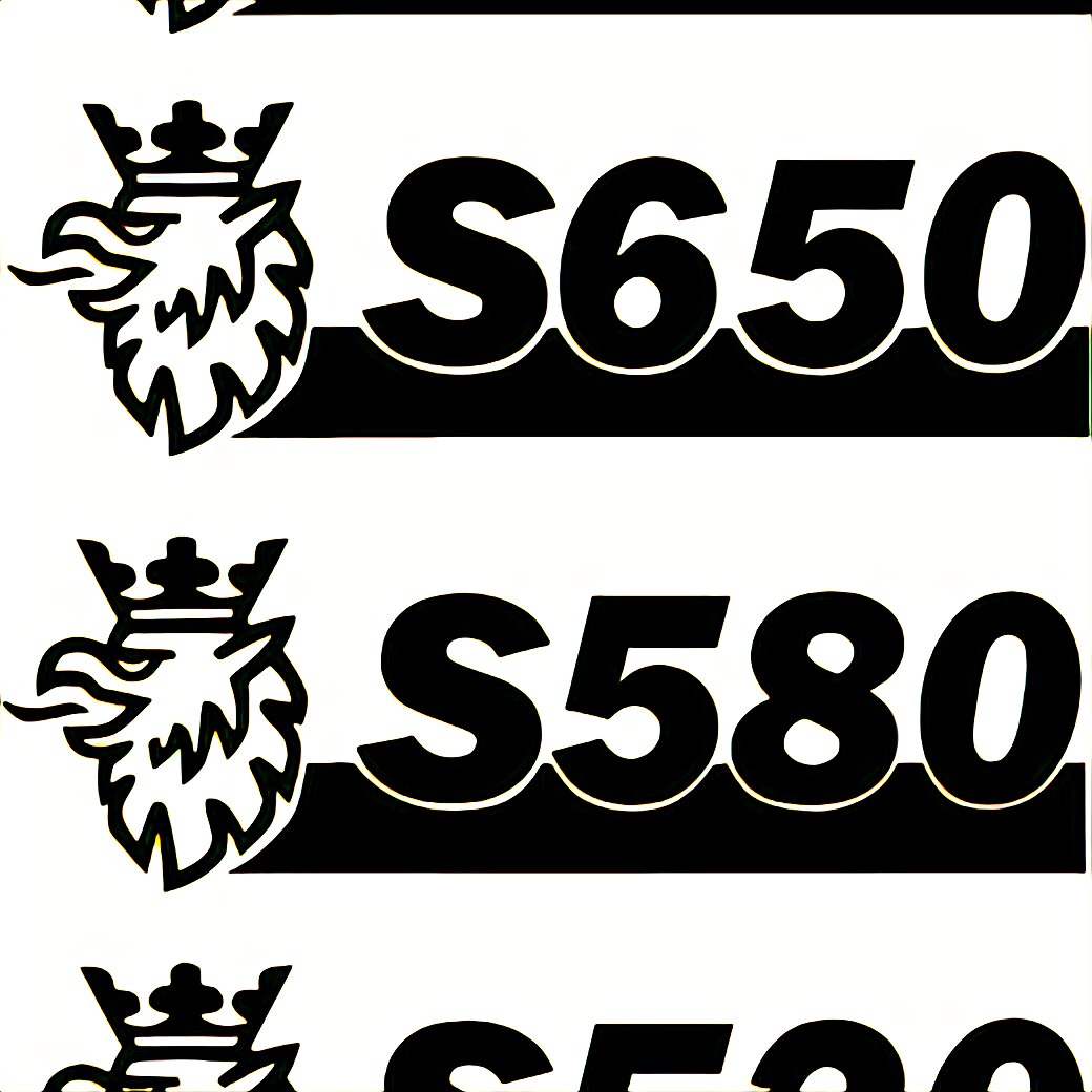 Scania Window Stickers