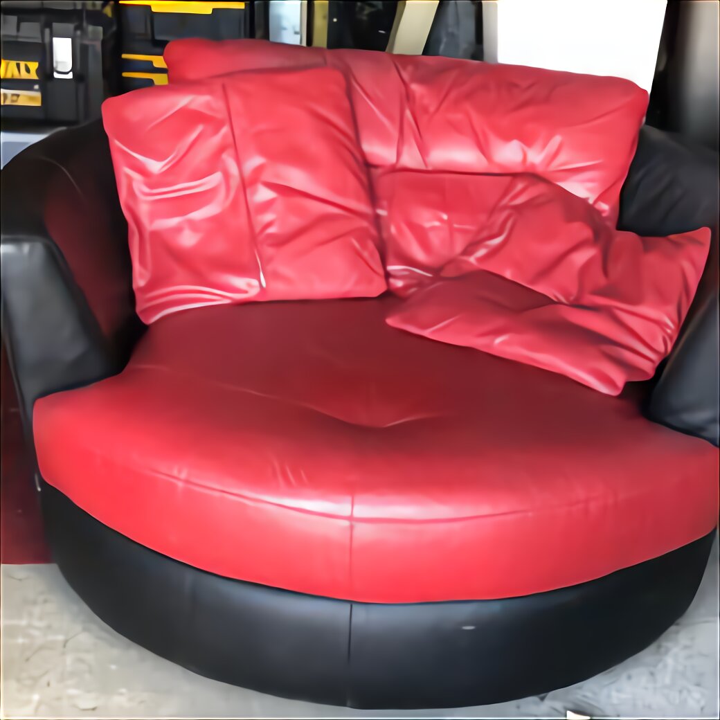 Black Leather Cuddle Chair for sale in UK | View 30 ads