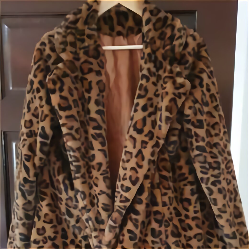 Leopard Print Fur Coat for sale in UK | 76 used Leopard Print Fur Coats