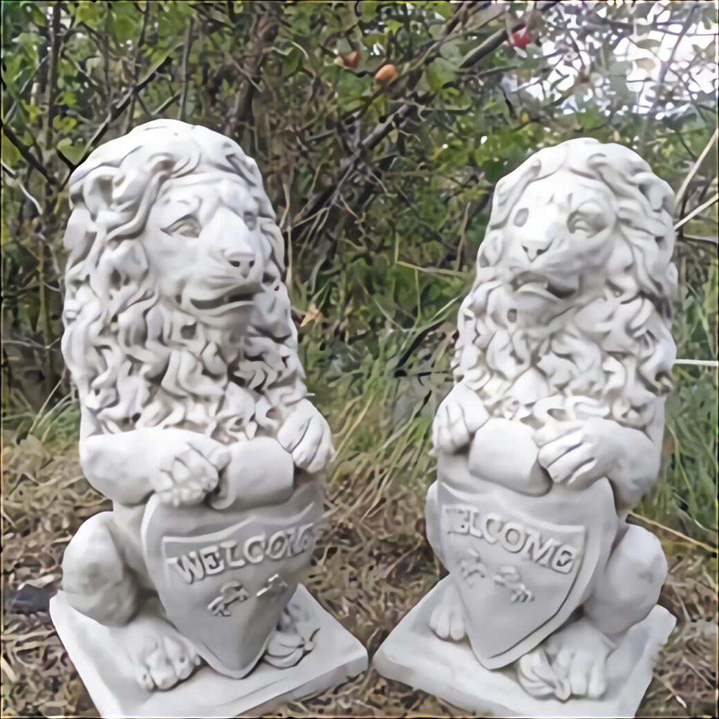 Stone Lion Garden Ornament for sale in UK | View 22 ads