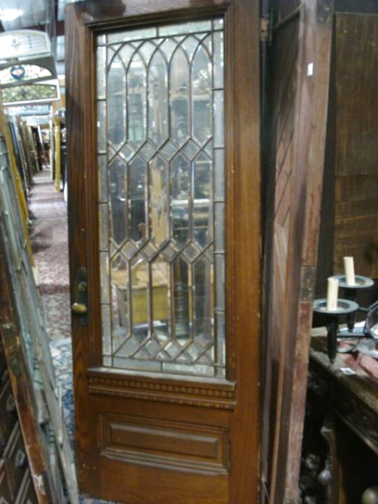 Antique Stained Glass Doors for sale in UK | 68 used Antique Stained ...