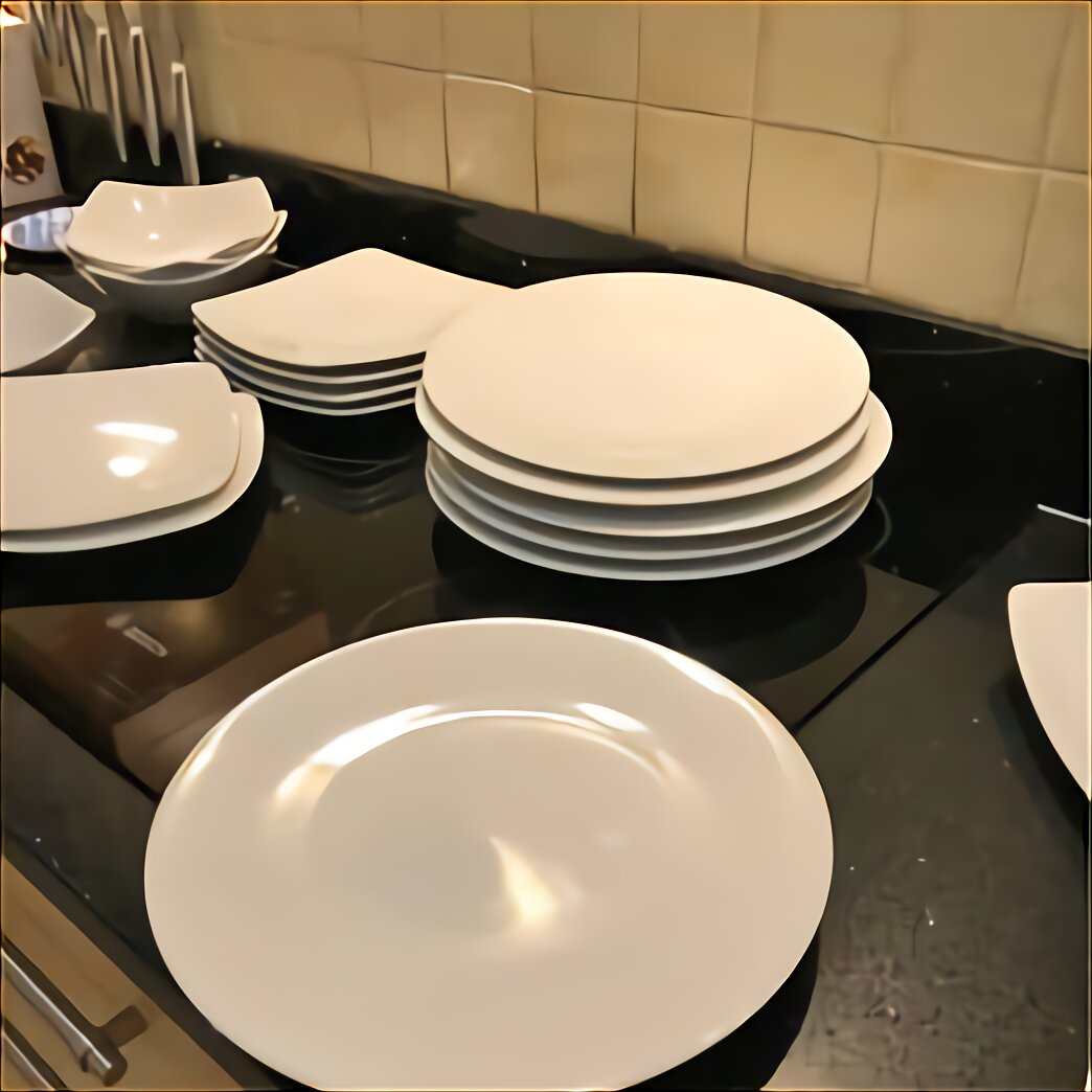 White Square Dinner Set for sale in UK | 70 used White Square Dinner Sets