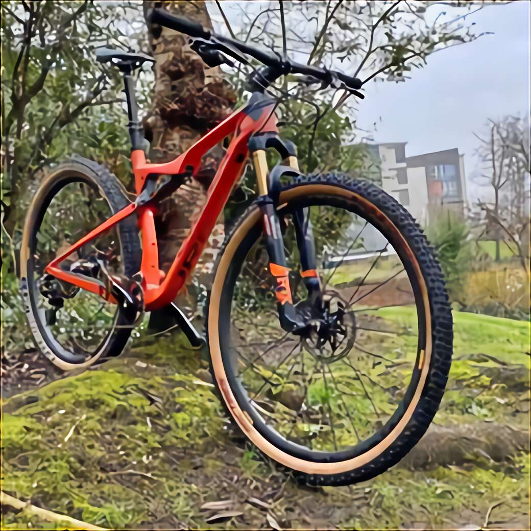 vintage orange mountain bikes