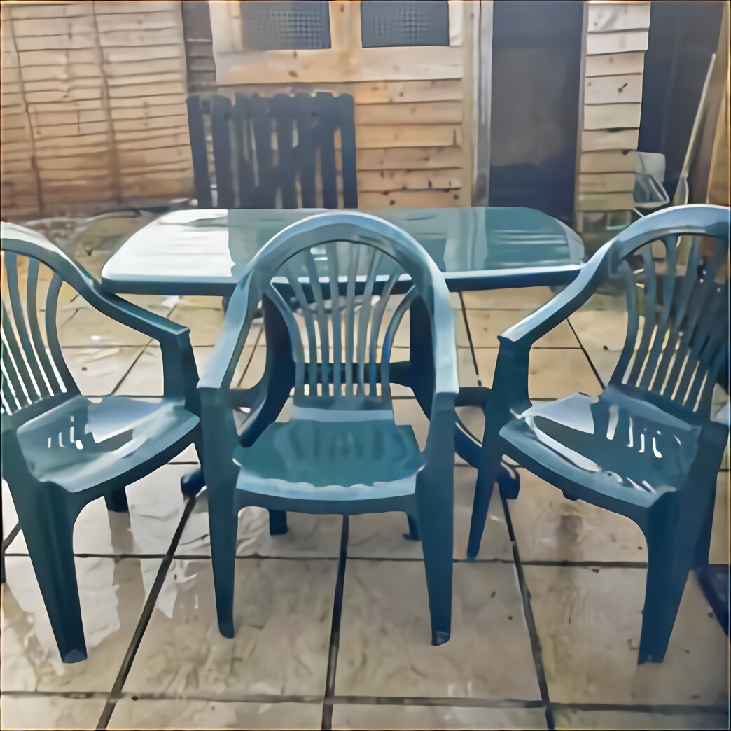 Green Plastic Garden Chairs for sale in UK 75 used Green Plastic