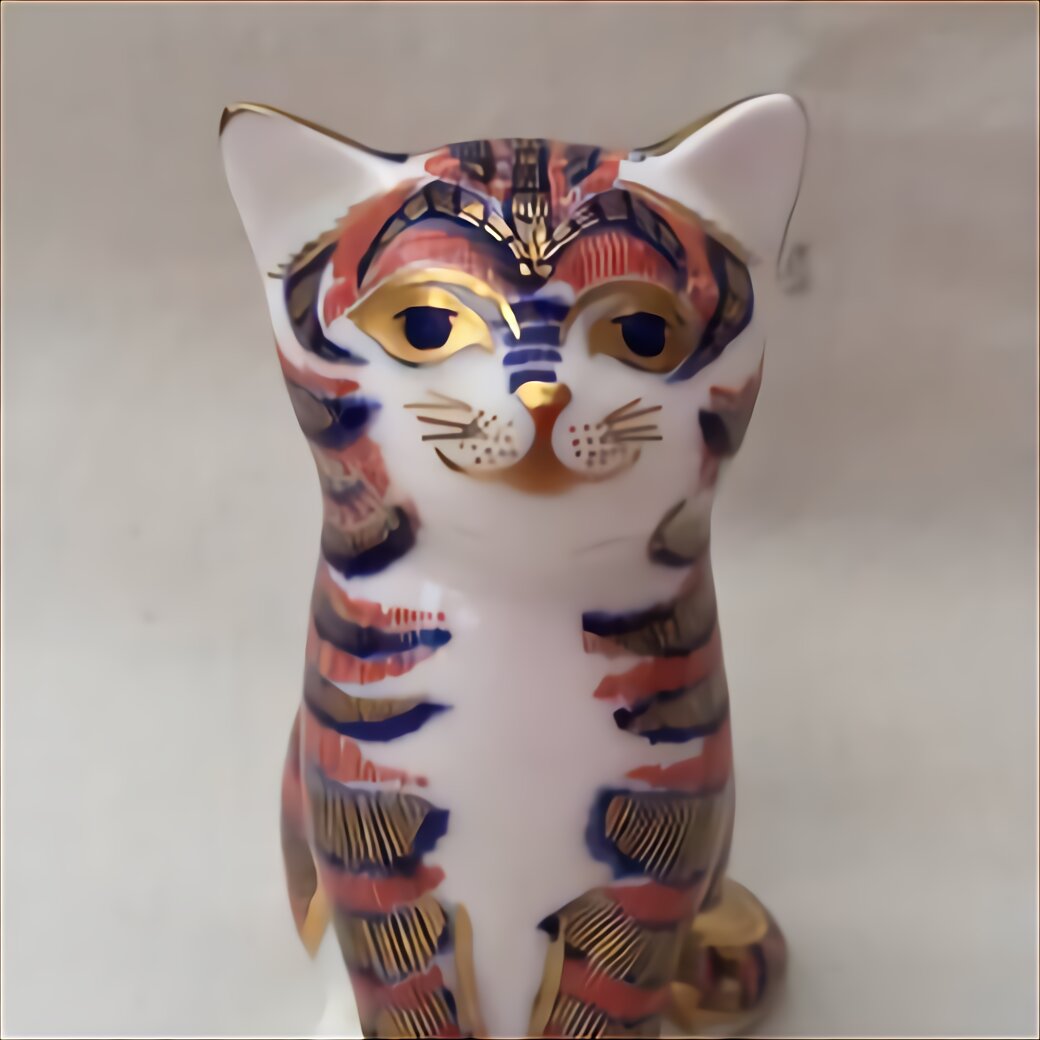 Royal Crown Derby Paperweight Cat for sale in UK | 66 used Royal Crown ...