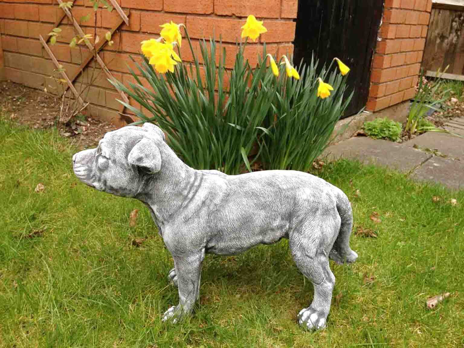 blue staffordshire bull terrier ornaments