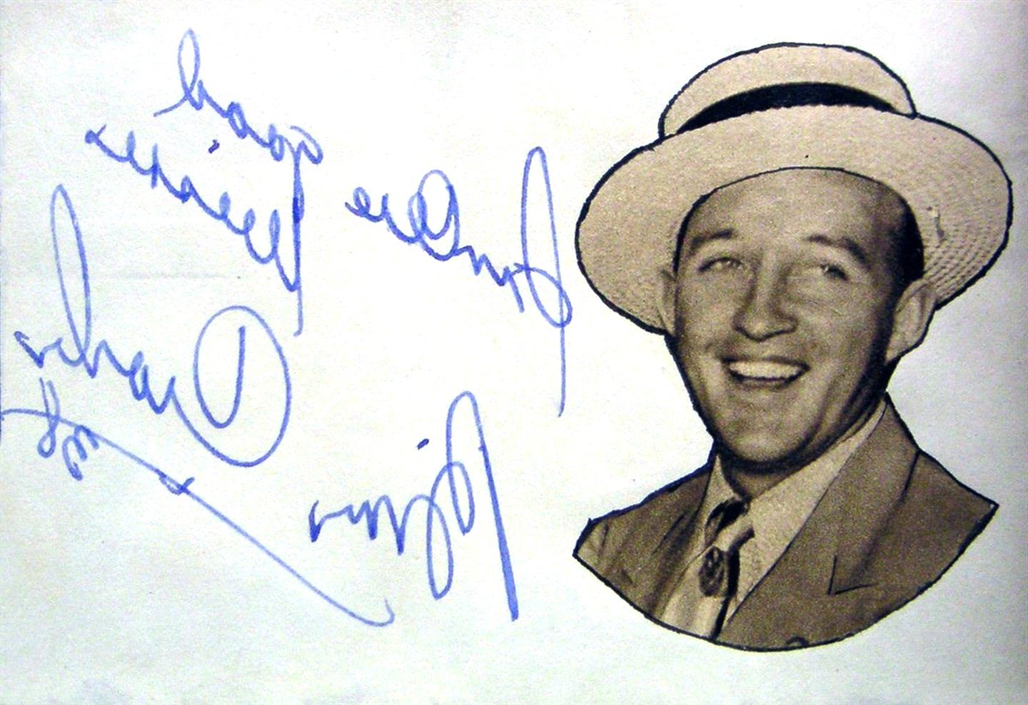 Bing Crosby Autograph For Sale In UK | 47 Used Bing Crosby Autographs