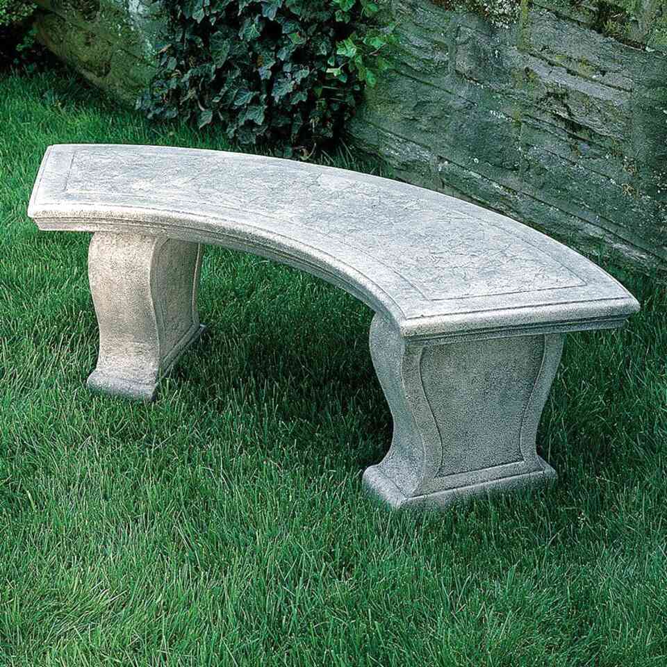 Curved Stone Garden Benches for sale in UK | 28 used Curved Stone