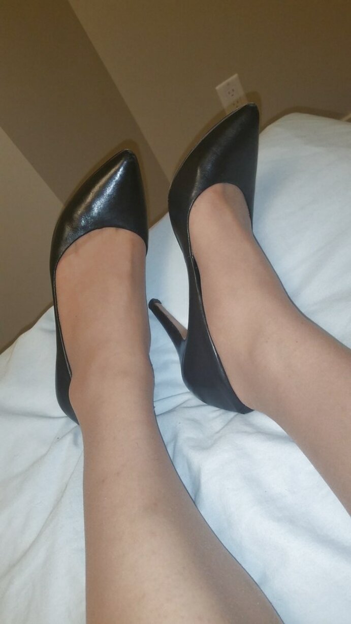 worn nylons