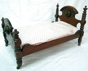 antique doll bed