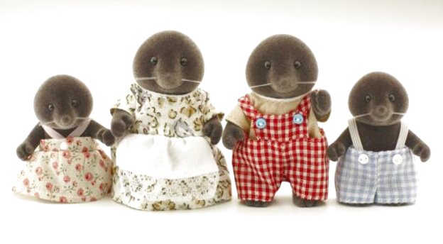 sylvanian families mole family