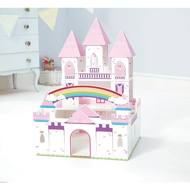 asda wooden princess castle