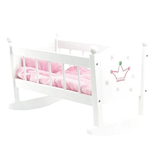 chad valley wooden dolls cot