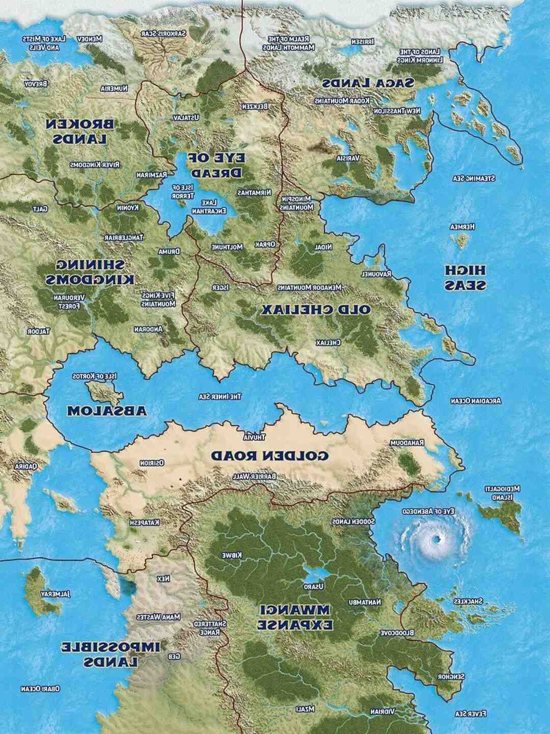 Map Of Pathfinder World