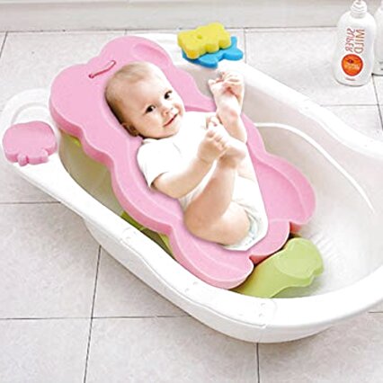 teddy sponge baby bather