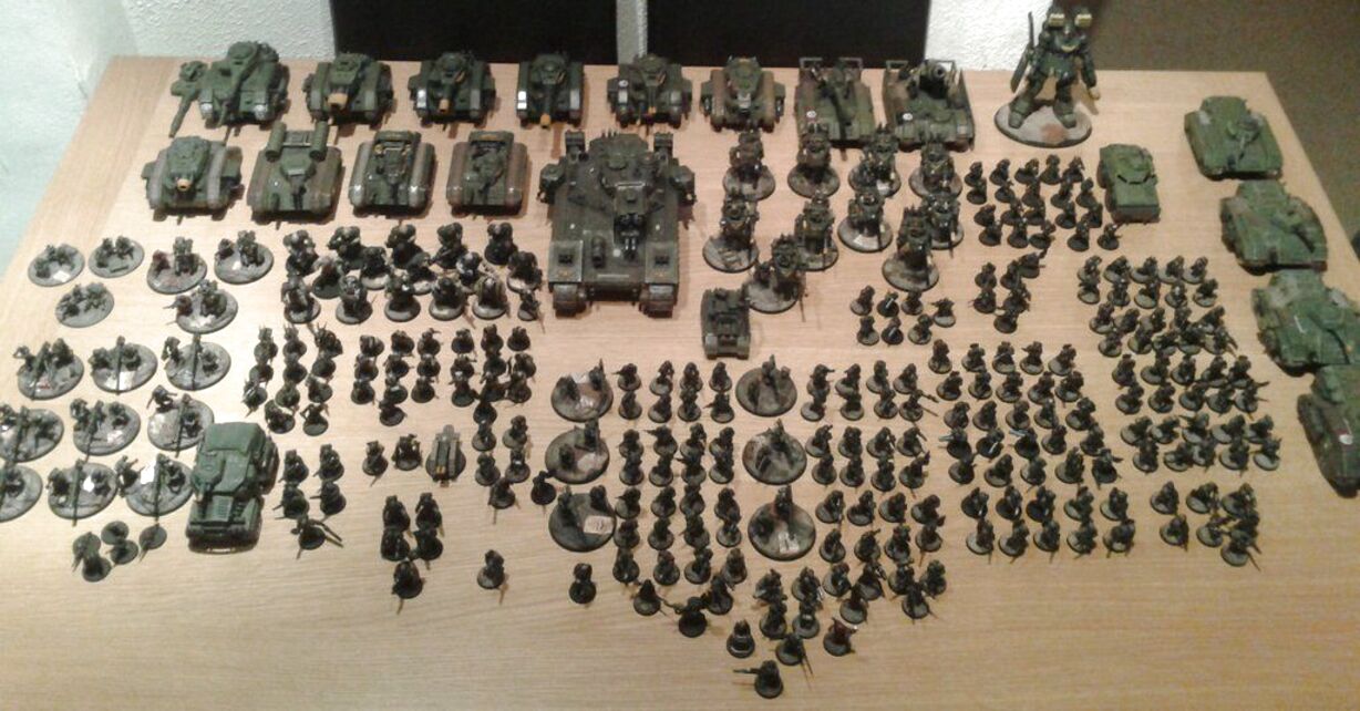 Warhammer 40K Imperial Guard Army for sale in UK | 61 used Warhammer ...