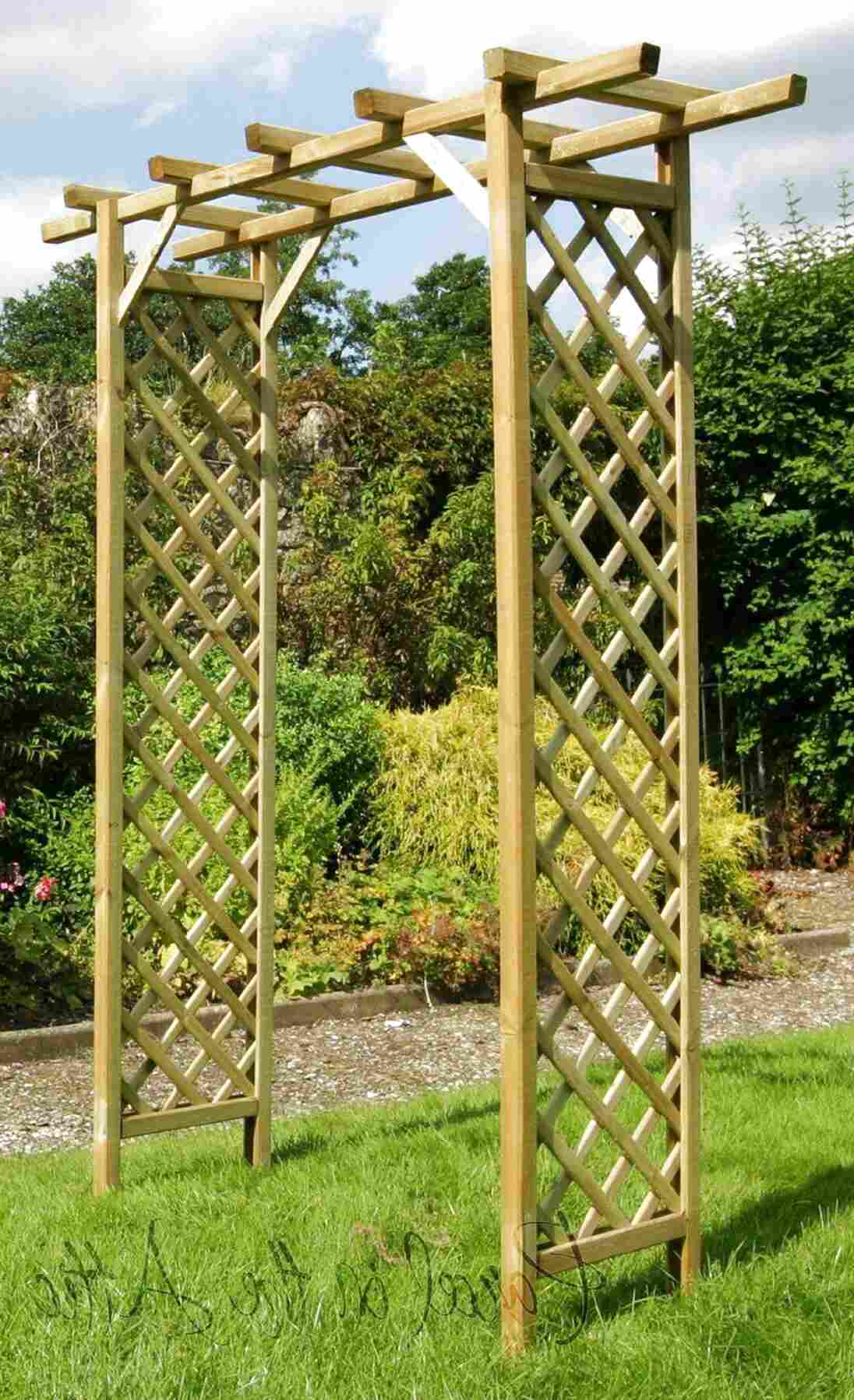 Wooden Garden Trellis Arch for sale in UK 32 used Wooden Garden Trellis Archs