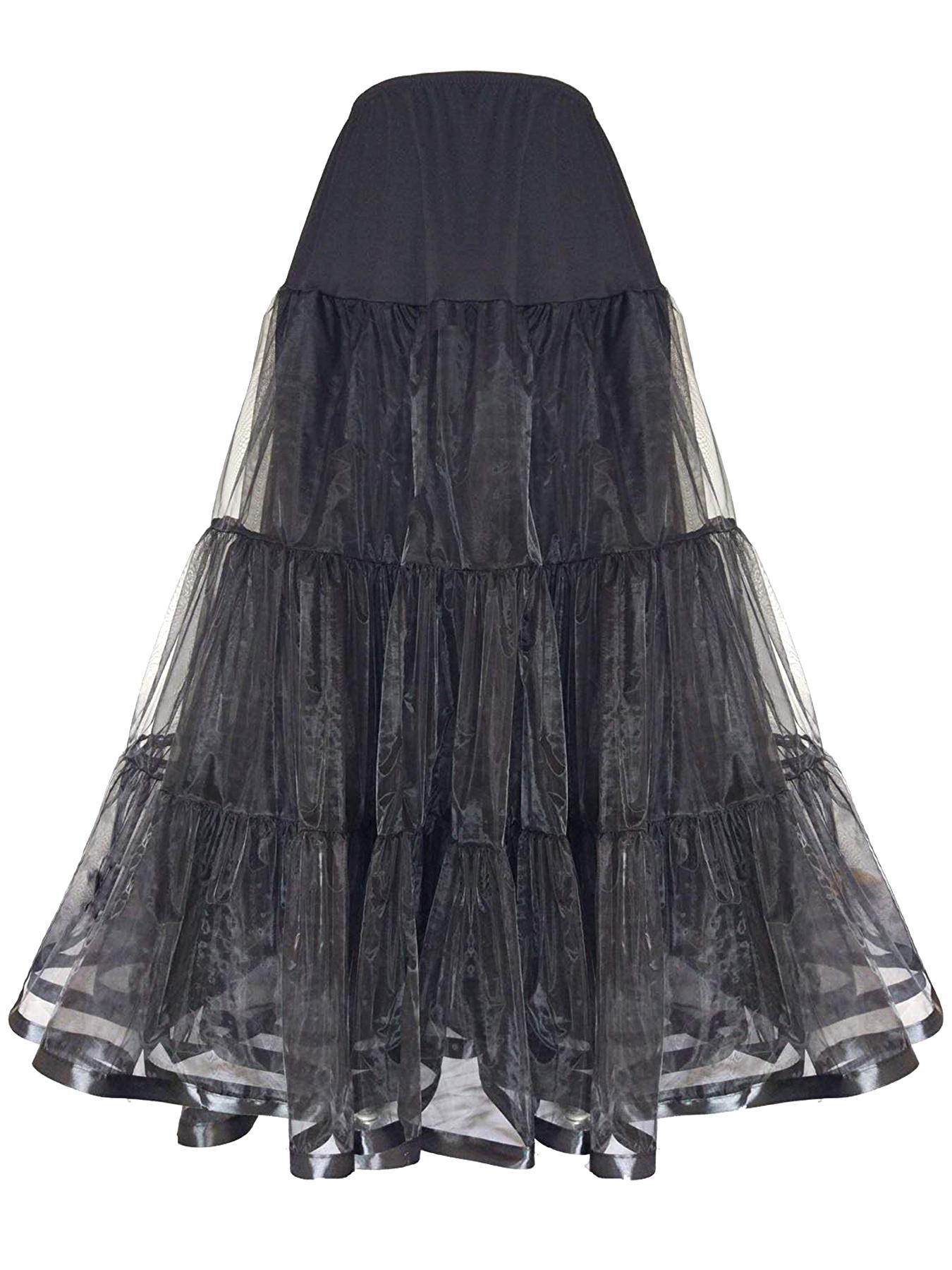 Long Black Petticoat for sale in UK | 50 used Long Black Petticoats