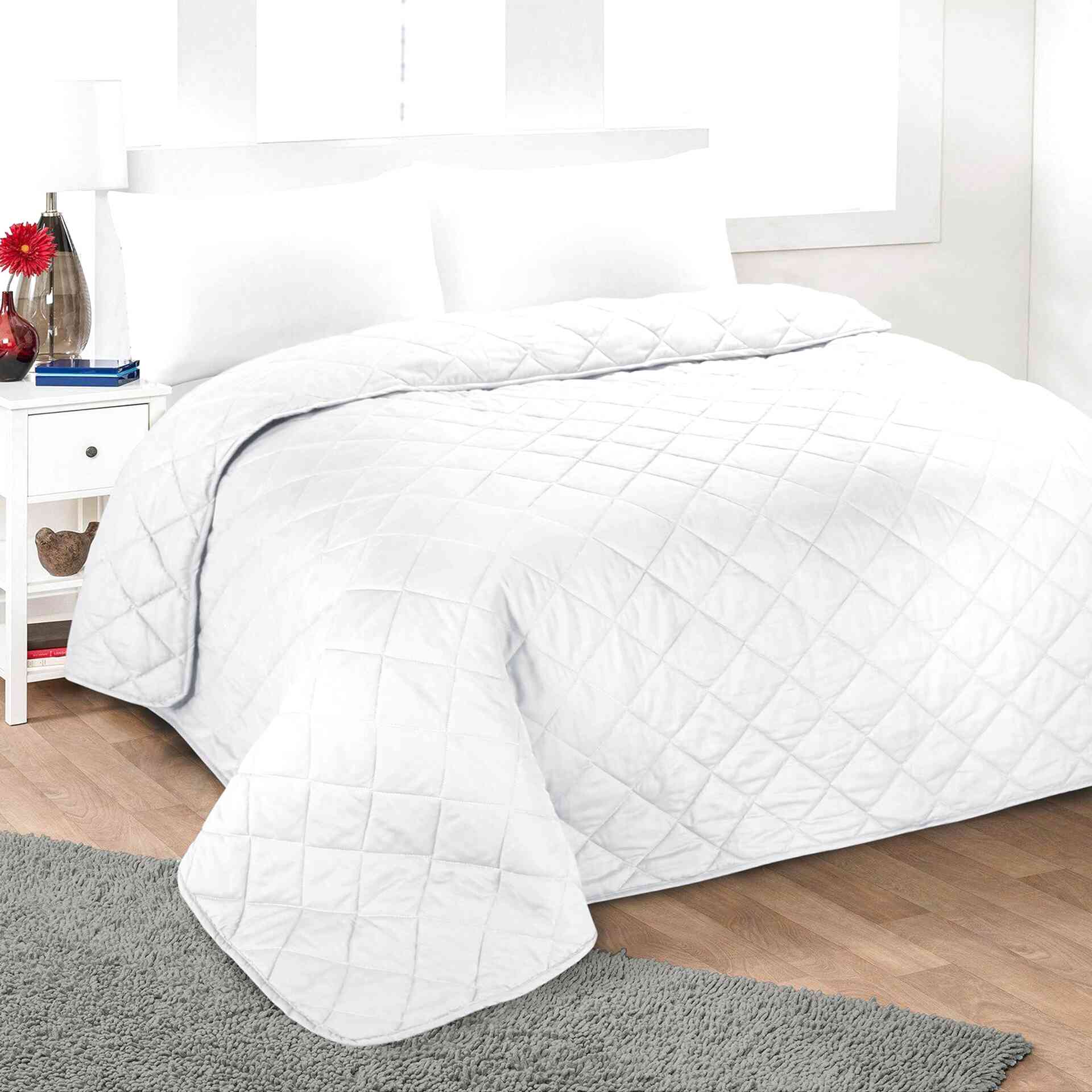 White Double Bedspread for sale in UK | 76 used White Double Bedspreads