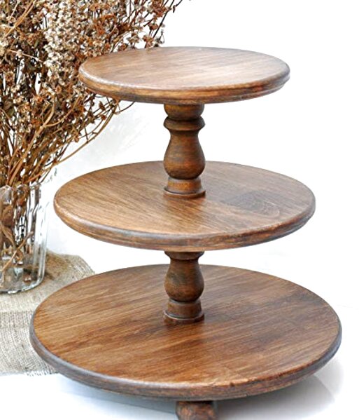 3 Tier Cake Stand Wooden for sale in UK | 51 used 3 Tier Cake Stand Woodens