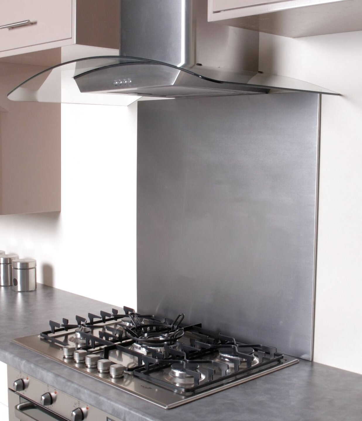 Brushed Stainless Steel Splashback for sale in UK