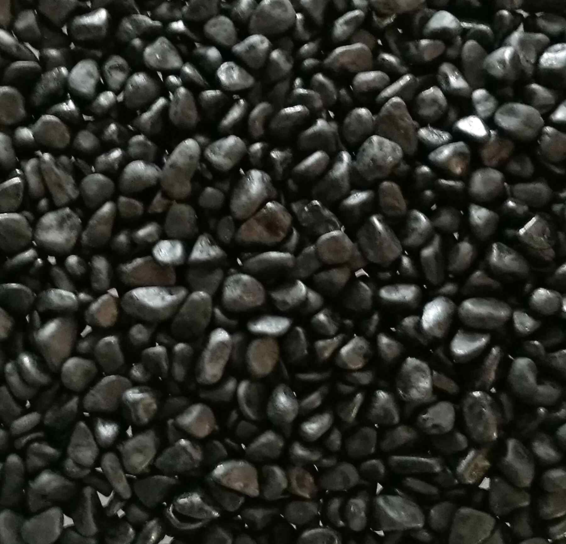 black gravel
