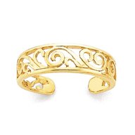 9ct gold toe ring for sale