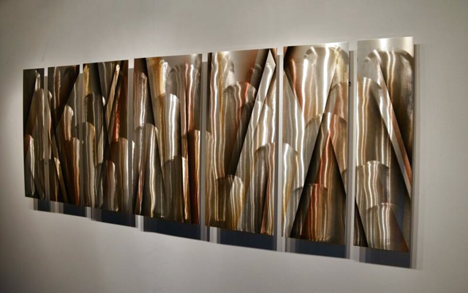 Modern Abstract Metal Wall Art for sale in UK | 49 used Modern Abstract ...