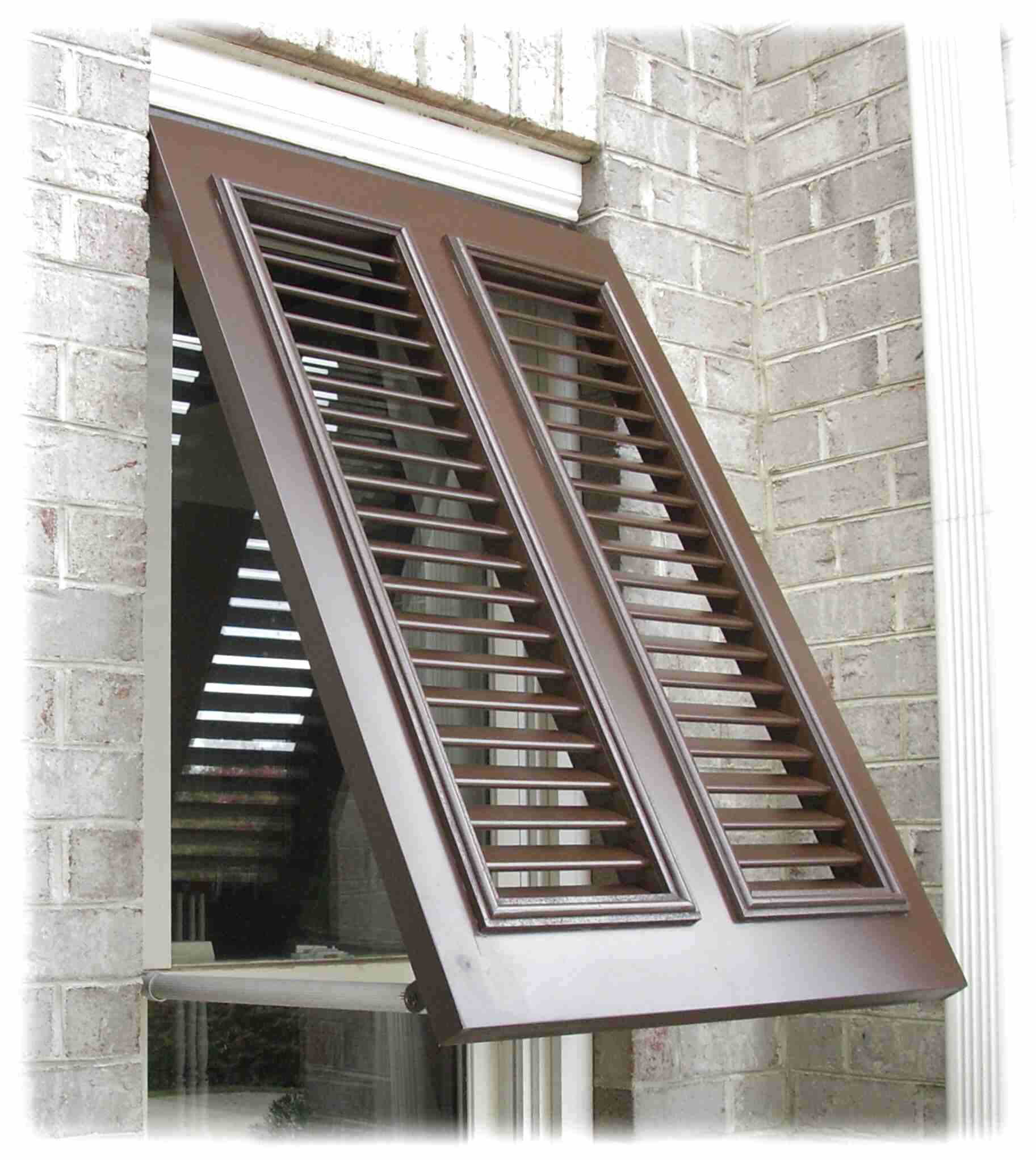 Simple Exterior Wood Window Shutters For Sale with Simple Decor