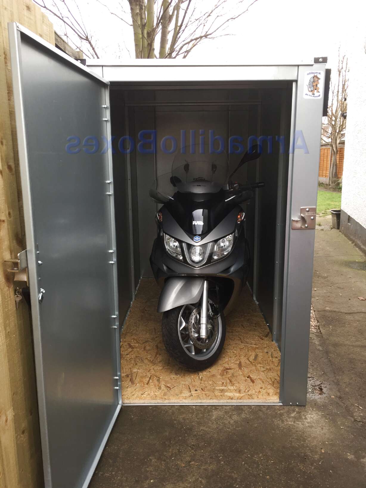 motorcycle storage compartments