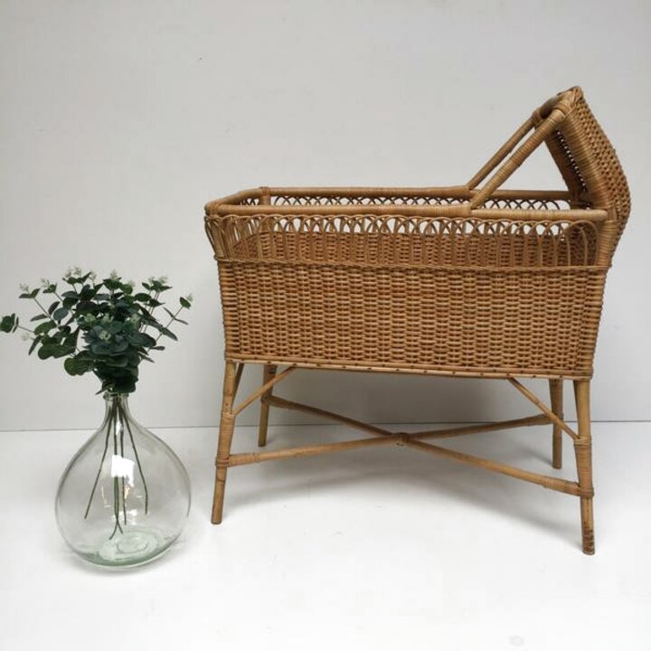 Vintage Wicker Baby Cot For Sale In Uk View 22 Bargains