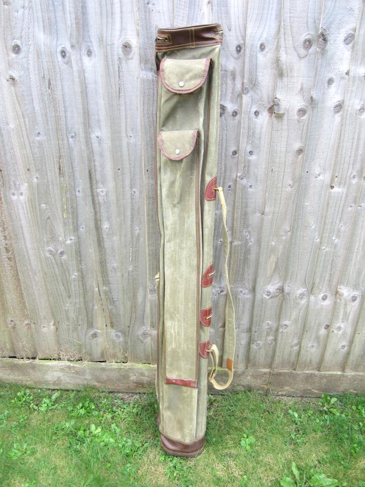 vintage fishing rod holdall