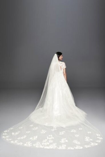 ivory cathedral veil for sale