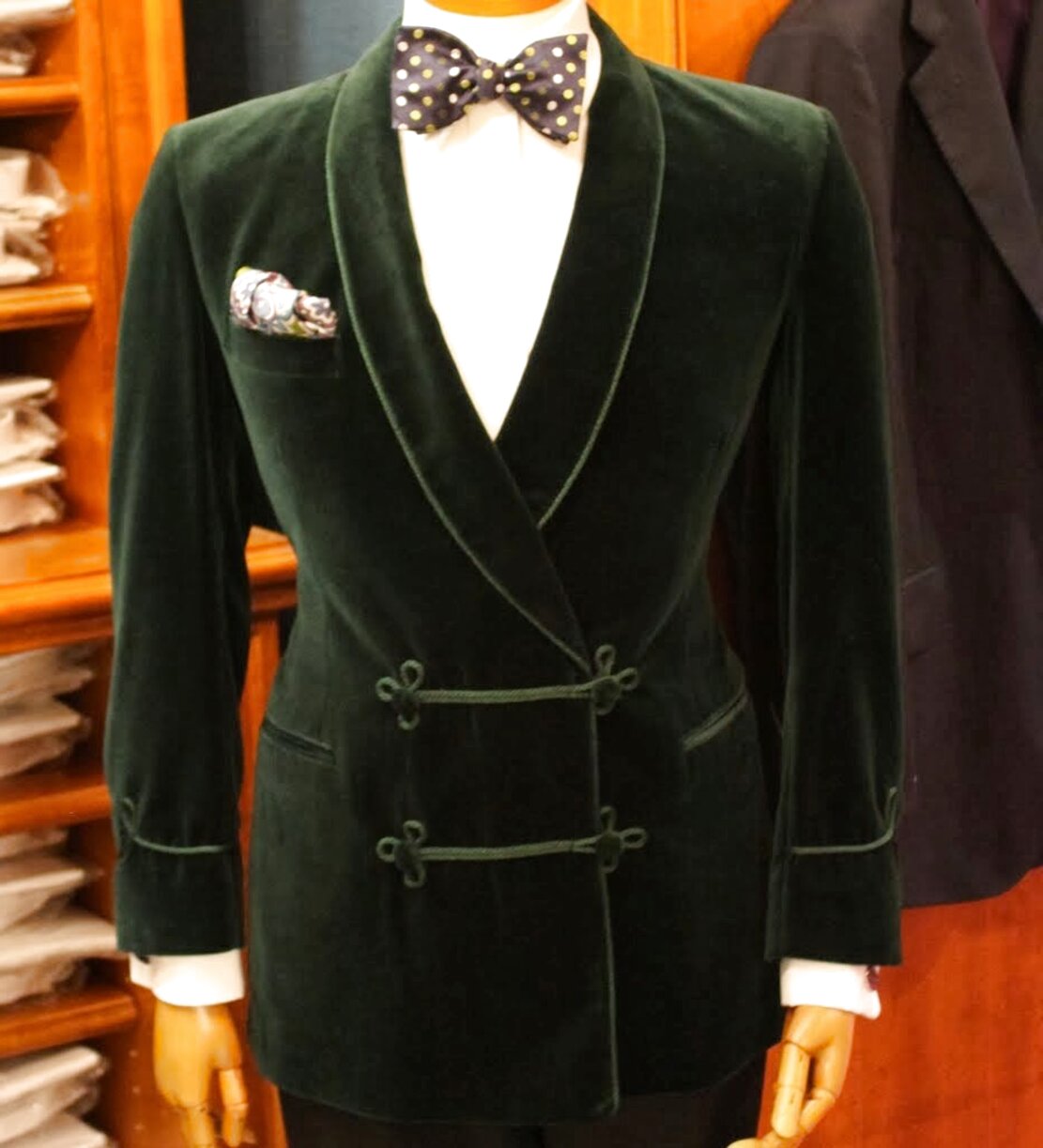 vintage velvet dinner jacket