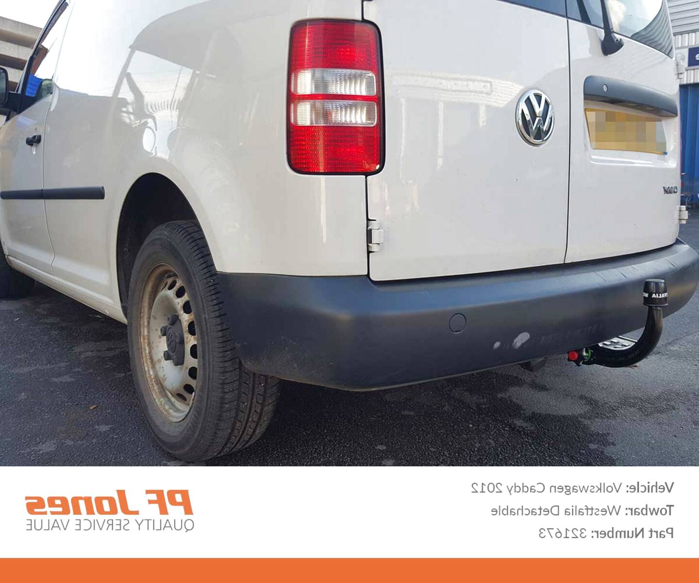 vw caddy maxi towbar