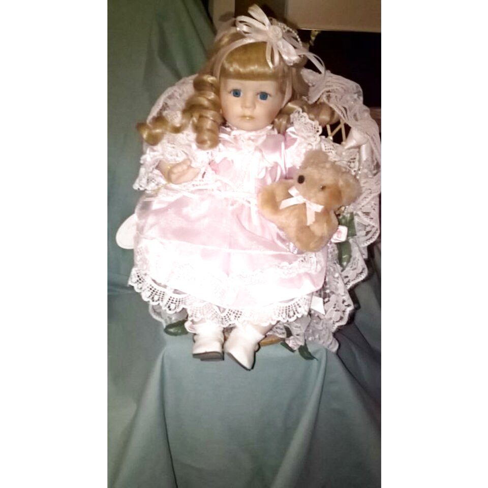 leonardo collection porcelain doll the bride