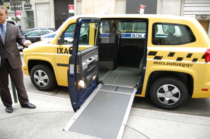 wheelchair accessible taxi