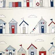 beach hut fabric for sale